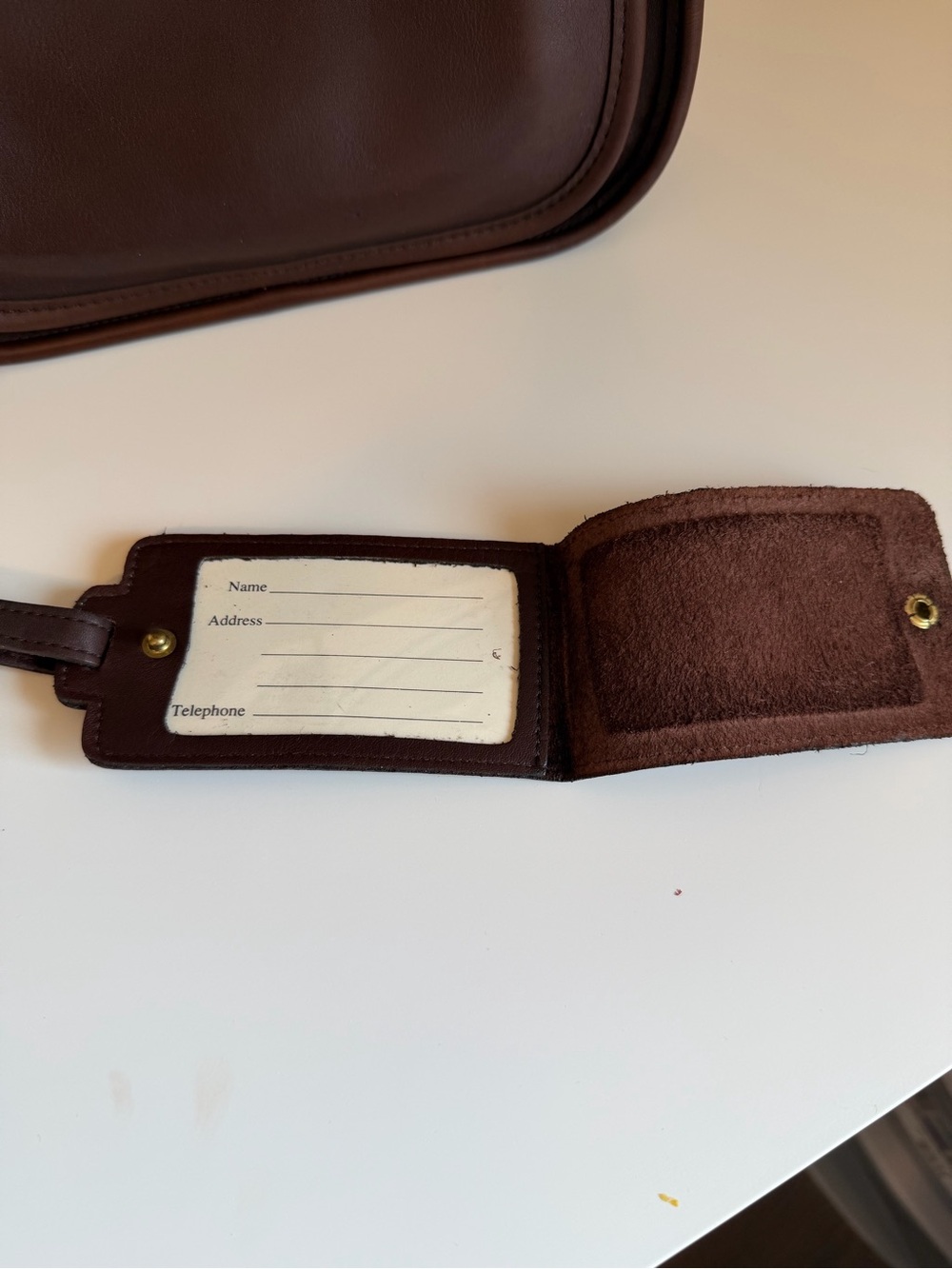 Vintage Coach Large Sidepack 9979 Mahogany - Picture 13 of 16